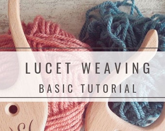 Lucet weaving tutorial, how to create strings with the Viking weaving fork, medieval historical re-enactment, immediate download