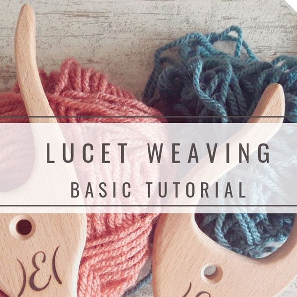 Lucet weaving tutorial, how to create strings with the Viking weaving fork, medieval historical re-enactment, immediate download