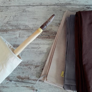 Étui en tissu pour arc long en coton durable, avec cordon de fermeture, pour arcs traditionnels, accessoire de tir à l'arc, cadeau pour archers
