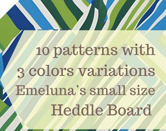 Heddle Board Patterns: Beginner Band Weaving Designs (PDF Pattern)