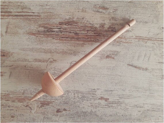 Husillo de madera con parte superior de mano para hacer girar la herramienta de manualidades accesorios de costura para principiantes