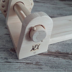 Telaio Per Maglieria In Legno 40x30 Cm - Per Principianti, Ideale Per Sciarpe E Lavori A Maglia - Foto 2