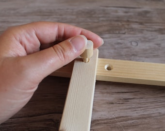 Telaio Da Ricamo Rettangolare Regolabile In Legno – Per Punto Croce, Arazzi, Lavori Fai Da Te