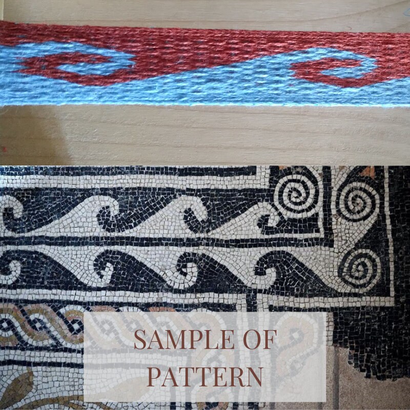 Greco-roman Tablet Weaving Patterns, Belts, Dress Bordures (PDF Pattern ...