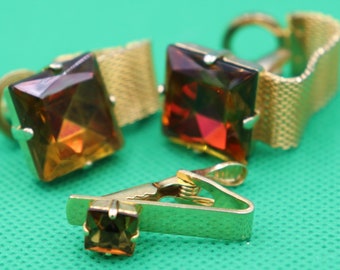 Swinging 60's Vintage Wrap Around Cufflinks