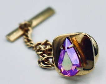 Aurora Borealis (AB Crystal) Tie Pin