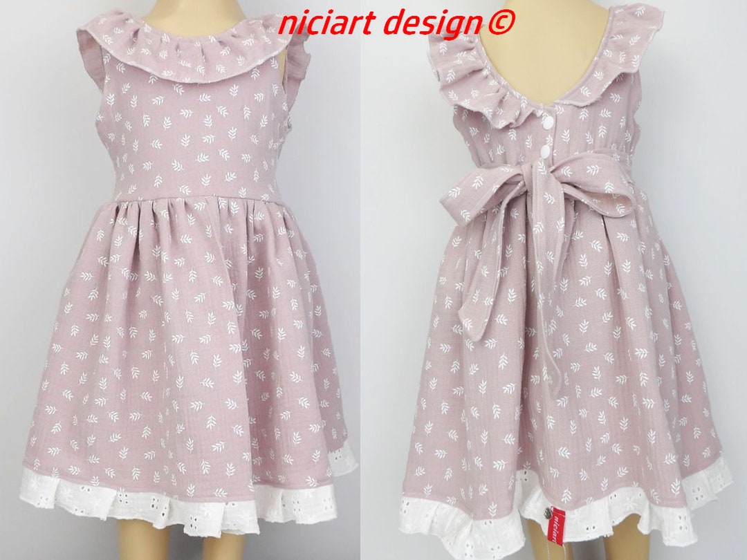 ROBE D'ÉTÉ robe en mousseline robe de soirée pour fille robe d