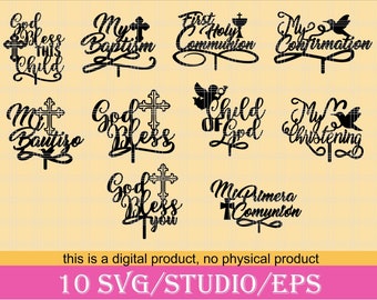 Baptism Svg Etsy
