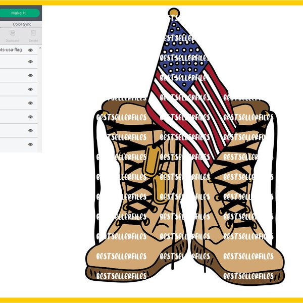 Download Veteran boots USA flag layered svg png sublimation, military combat soldier boots cricut silhouette files, army clipart file