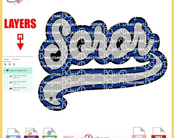 Descarga instantánea Soror Tail Jersey estilo script cursiva svg cricut silueta, DIY Waterslide, sublimación de vinilo de archivo en capas cortables