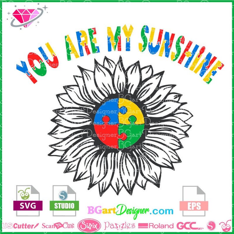 Free Free 178 Sunflower Autism Svg SVG PNG EPS DXF File