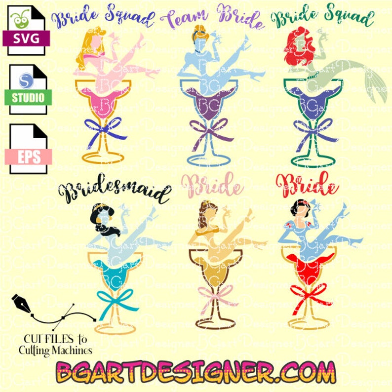 Free Free 129 Etsy Disney Princess Svg SVG PNG EPS DXF File