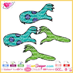 Instant Download sully and mike monster Hands arms making Heart svg cricut silhouette, DIY Waterslide, cuttable layered vinyl sublimation