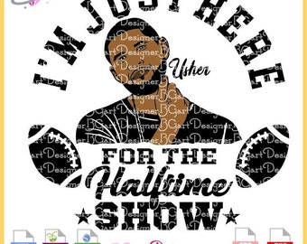 Download Usher Raymond Portrait halftime show football svg dxf eps png | layered cricut silhouette | clipart | sublimation