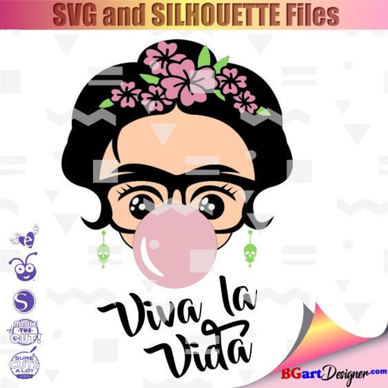 Download Baby Frida Kahlo SVG viva la vida mini Frida SVG Frida | Etsy