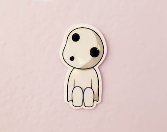 Kodama Princess Mononoke Tree Spirits - Studio Ghibli - Vinyl Sticker