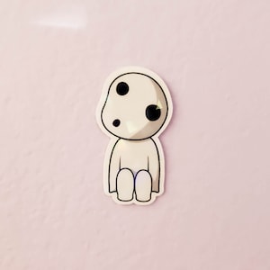 Kodama Princess Mononoke Tree Spirits - Studio Ghibli - Vinyl Sticker