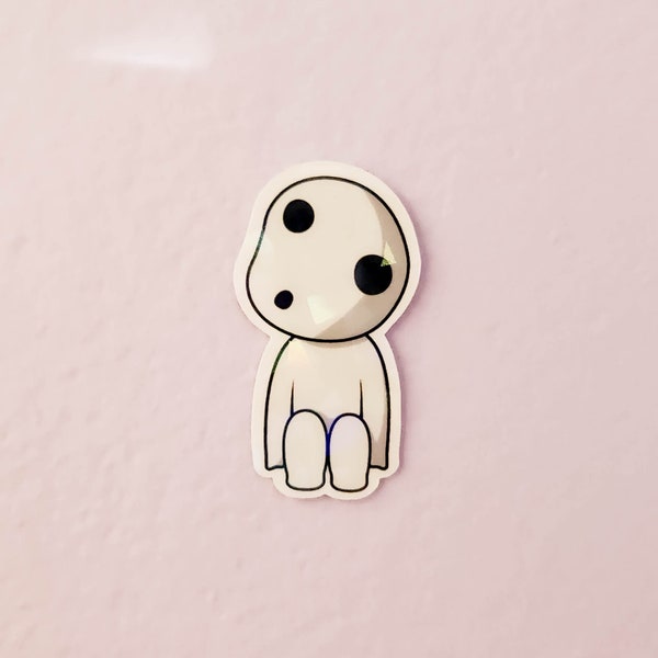 Kodama Princess Mononoke Tree Spirits - Studio Ghibli - Sticker