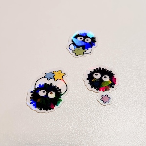 Soot Sprites Set - Spirited Away - Studio Ghibli - Vinyl Stickers