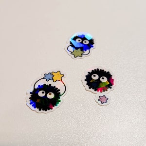 Soot Sprites Set - Spirited Away Totoro - Studio Ghibli - Stickers