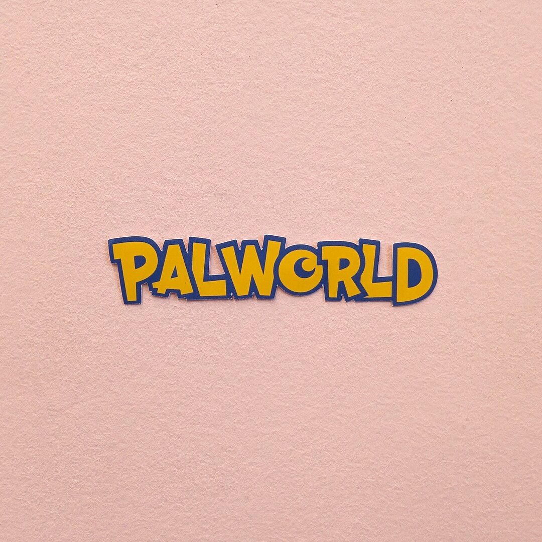 Palworld Funny Logo Sticker - Etsy