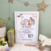 New Baby Personalised Print | Animal Name Gift | Custom Baby Name Print | Childs Zoo Nursery Print | Gift for Newborn Baby Boy Girl