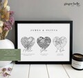Personalized Map of Special Place - Anniversary Gifts - Valentines Day Gift