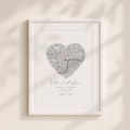 Personalized Where We Met Map Print, Anniversary Gift for her or him, Custom Engagement or Wedding Gift product logo