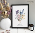 Birth Month Flower Gift, Custom Family Gift for Mothers Day product logo