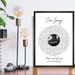 Personalised Anniversary Gift, Christmas Gifts for him / her | Paper Anniversary | Print Vinyl Record Song Lyrics Gift for Wife Husband