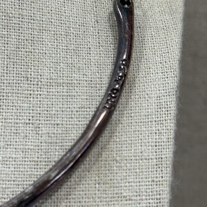 Collar alma UNO de 50 MRS BEGUM en metal revestido de plata y cristales facetados imagen 5