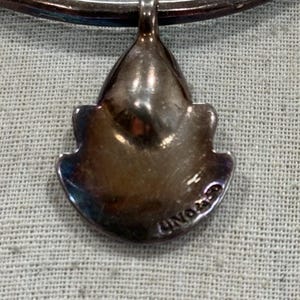 Collar alma UNO de 50 MRS BEGUM en metal revestido de plata y cristales facetados imagen 6