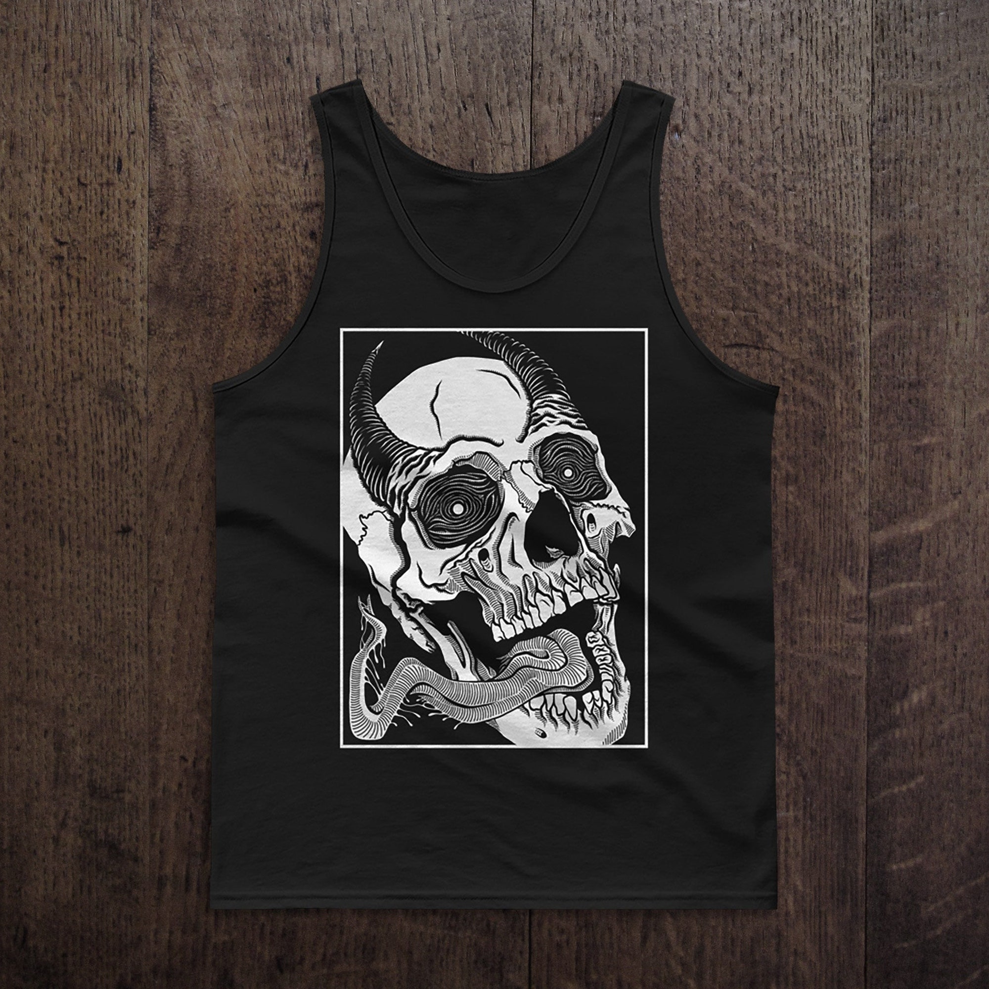 THE GVDEATER  Black Tank Top