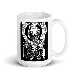 HAIL COFFEE – White Glossy 15oz Mug