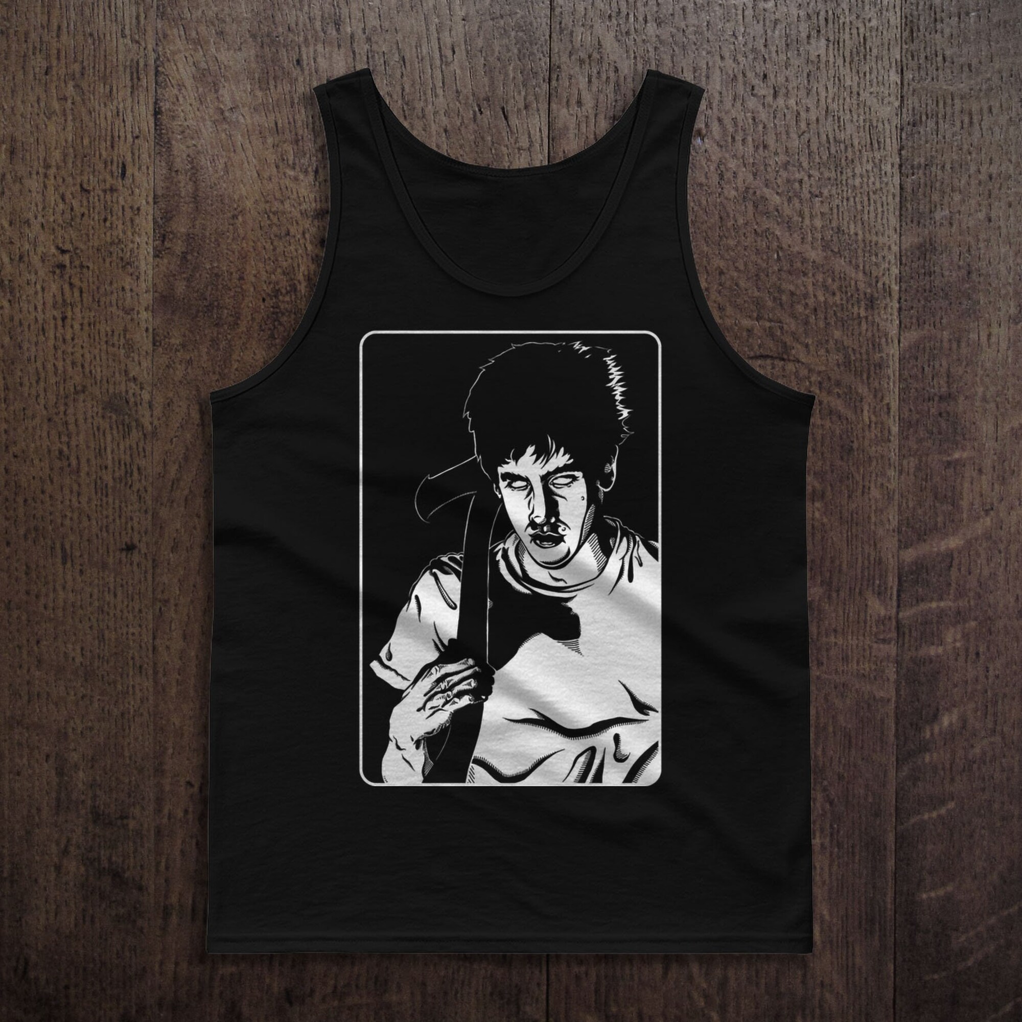 Discover DARKO  Black Tank Top