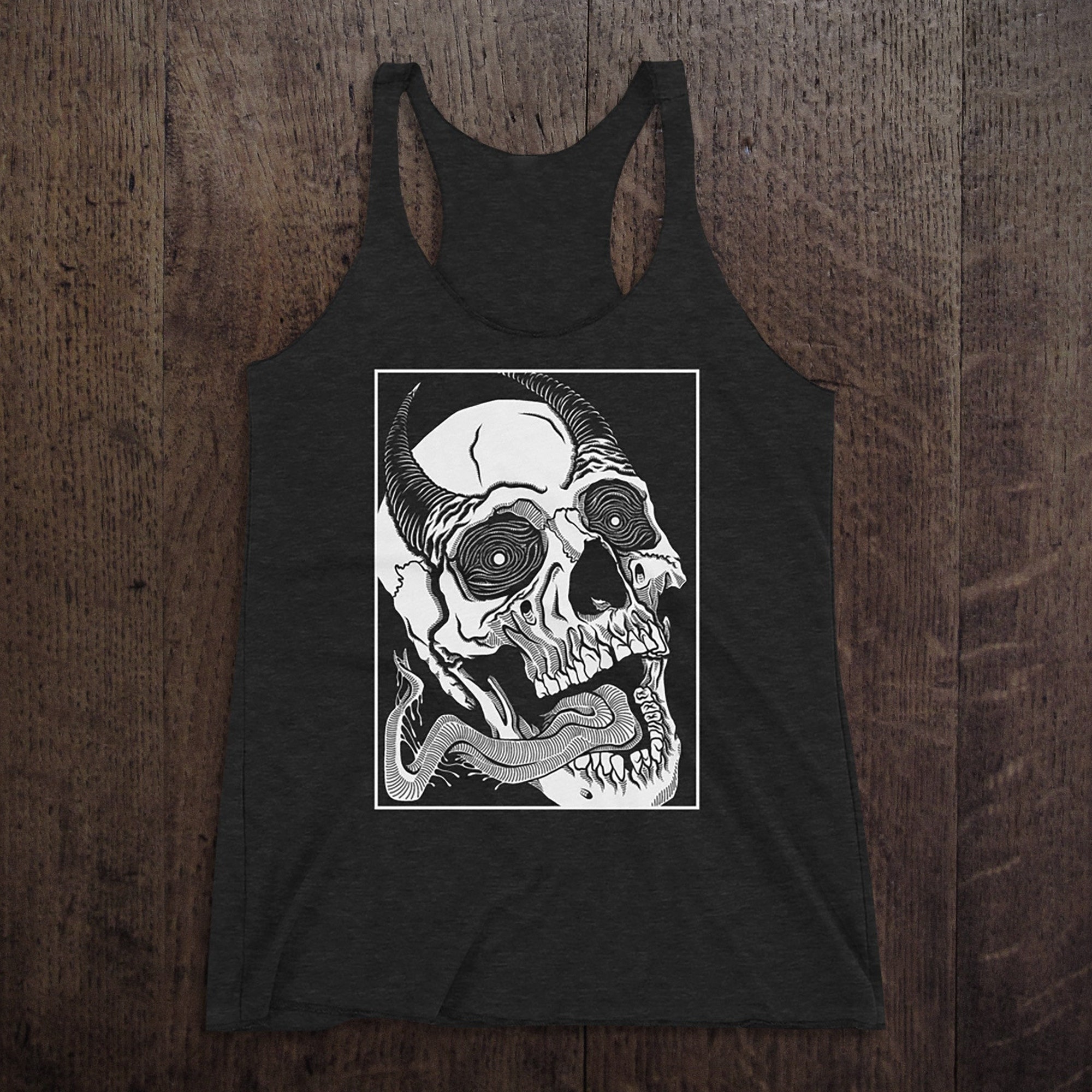 Discover THE GVDEATER  Triblend Racerback Tank