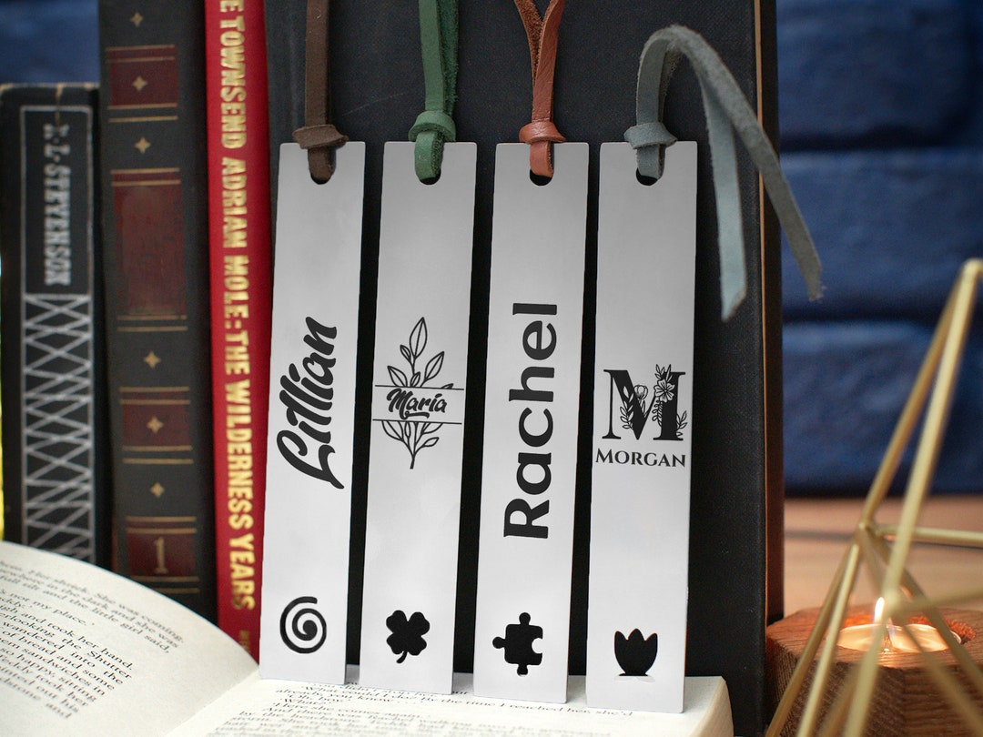 Personalized Metal Bookmark With Unique Design, Stylish Metal Bookmark ...