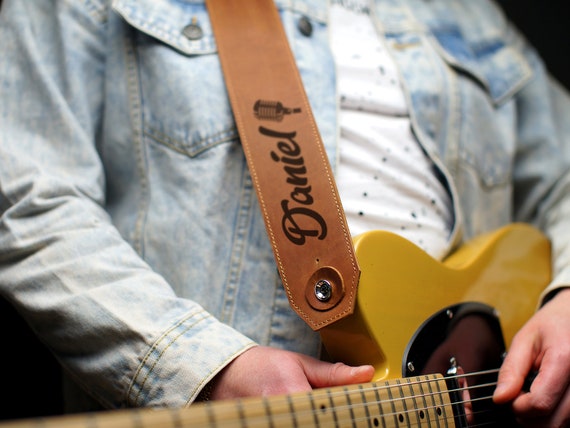 Etsy custom sale guitar strap