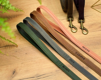 Personalisierte Leder Hundeleine mit Griff, ssse Hundeleine aus Leder mit  Namen, personalisierte Welpen Leinen, Leder Hundeleine 5 FT, Geschenke fr  Hundeliebhaber - Etsy sterreich