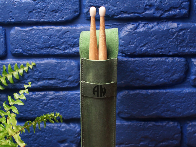 Personalized Drumstick Bag Custom Leather Drum Stick Bag Etsy
