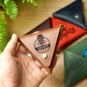 Personalized Cord Organizer, Leather Earphone Case, Personalized Leather Gifts, Custom Cable Wrap, Engraved Earbud Cord Keeper, Travel Case