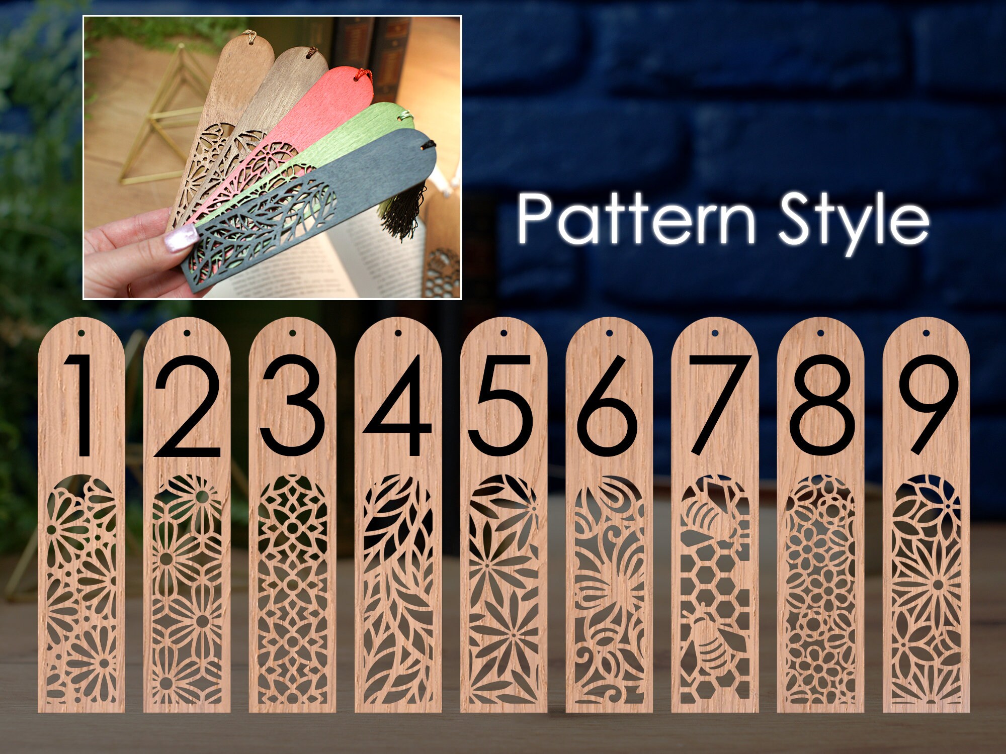 Personalized Wood Bookmarks, Gift for Book Lovers, Custom Wood Bookmark ...