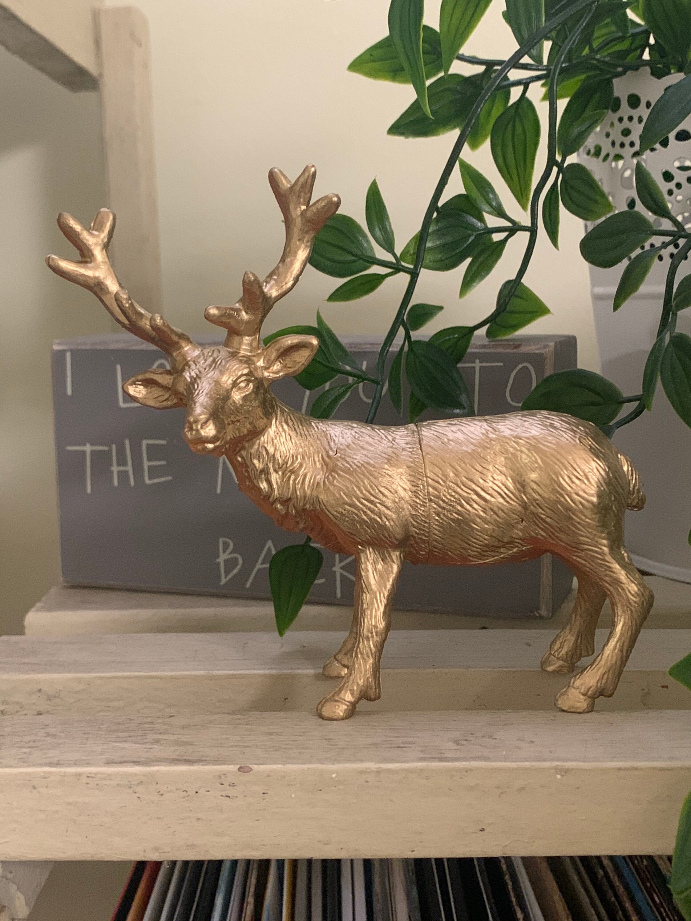 Gold Decor Animals Etsy