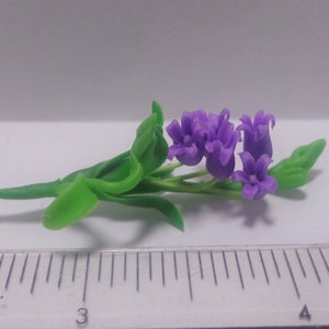 112 Scale Flowers , Flowers In A Pot Dollhouse Miniature Flower , garden image 6