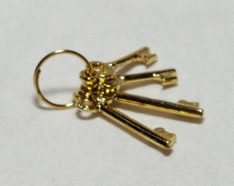 Miniatur Schlüssel 1:12 Puppenhaus Metallschlüssel, Schlüssel Gartenschuppen