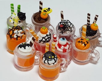 1;12 Maßstab Fancy Halloween Drink Puppenhaus Miniatur Essen