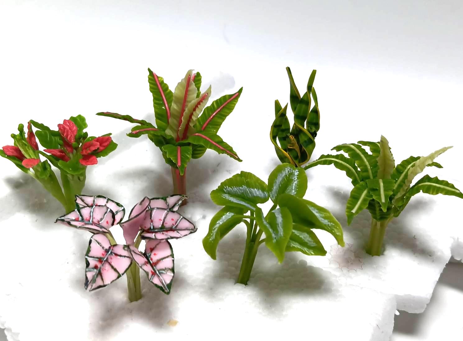 Casa Delle Bambole Miniatura Fai Da Te Taglio Laser Scala 1/12 Gerbera - Foto 7