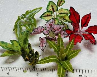 1;12 Scale Hand make Plant Dolls House Miniature Garden