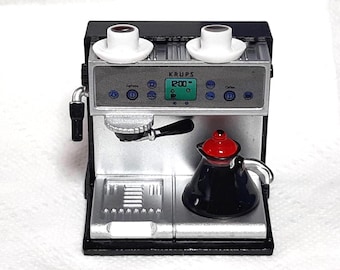Puppenhaus Miniatur Set von Küchengeräte, Koch tragen Geräte, Kaffeemaschine