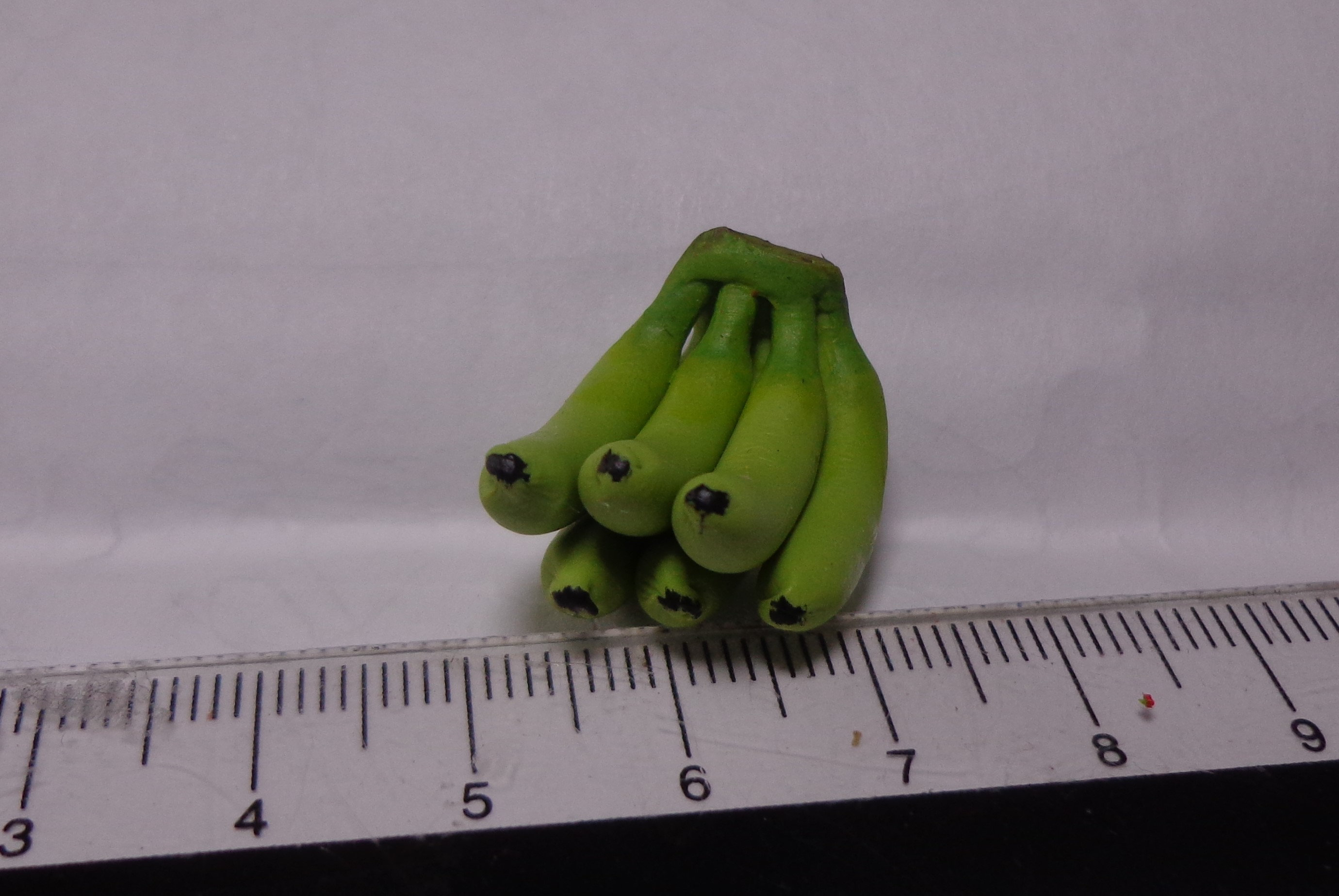 112 Scale Green Bananas Dolls House Miniature Fruit Garden Etsy UK